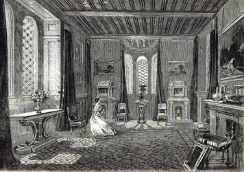 The Scarlet Drawing-room, Lansdown Tower, from 